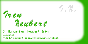 iren neubert business card